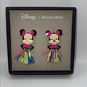 Disney x BaubleBar Minnie Mouse  Hula girl Earrings